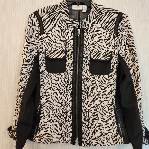 Chico's Jackets & Blazers - Chico's Animal Print Jacket 3 XL